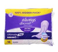 Always Discreet Ultimate Tag - Calzoncillos para incontinencia (16 compresas), gran protección que apenas notarás