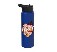 Always Hot & Spicy I Pepperoni Scoville - Salvamanteles Jalapeno Chili Stainless Steel Insulated Water Bottle