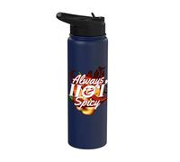 Always Hot & Spicy I Pepperoni Scoville - Salvamanteles Jalapeno Chili Stainless Steel Insulated Water Bottle