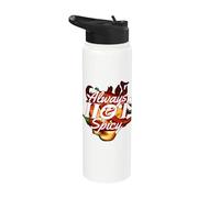 Always Hot & Spicy I Pepperoni Scoville - Salvamanteles Jalapeno Chili Stainless Steel Insulated Water Bottle