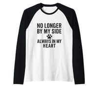 Always in My Heart. Homenaje a mascotas vintage. Camiseta Manga Raglan