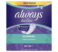 Always Forros diarios Fresh & Protect Normales - 60 unidades (paquete de 3)