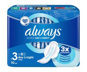 Always Lingettes Ultra Day & Nuit 10uds