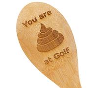 Always Looking Good Cuchara de madera grabada de golf Booby Premio Perdedores Trofeo de Golfing Peor Jugador Premio Broma Novedad Regalos Divertido Regalo de Golf