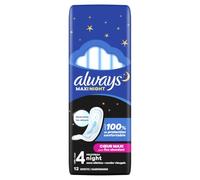 Always Maxi Noche Profresh Servilleta Sanitaria Sin Las Alas 190 g (El empaque puede variar)