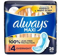 Always Maxi - Servilletas para mujer (26 unidades), diseño de alas sin perfume, talla 4