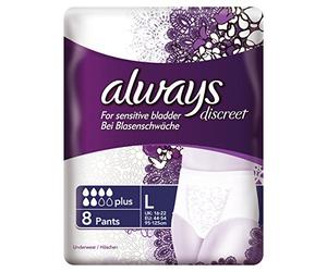 Always Pantalones discretos grandes 8Pk