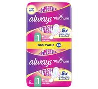 Always Platinum Normal (Tamaño 1) Alas Sanitarias 130 g