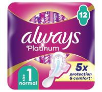 Always Platinum Normal (Tamaño 1) Alas Sanitarias 70 g