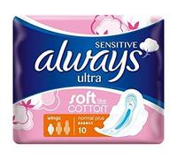 Always Sensitive Ultra Normal Plus almohadillas con alas 10 unidades