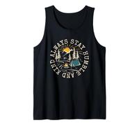 Always Stay Humble and Kind Mountain Camping Nature Outdoor Camiseta sin Mangas