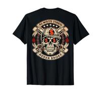 Always Tired Never Broke Skull (en la Parte Posterior) Camiseta