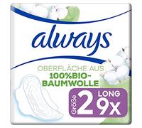 Always Toallitas Protectoras de Algodón Talla 2 Larga 9uds