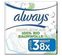 Always Toallitas Protectoras de Algodón Talla 3 Noche 8uds