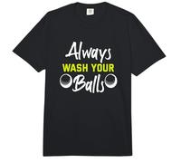 Always Wash Your Balls Golf Jugador Comfort Colors Adult Heavyweight T-Shirt