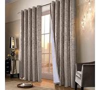 always4u Cortinas de Terciopelo Suave 100% Opacas para Dormitorio, Sala de Estar, Ahorro de energía térmica, 95 Pulgadas de Largo, Cortinas de Lujo con Estampado de lámina Dorada, 2 Paneles Color