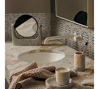 Alwayspon Adhesivo para azulejos, autoadhesivo, marroquí, gris, para transferencia de azulejos para baño, cocina, salpicadero, cocina, despegar y pegar, vinilo adhesivo para pared, 10 unidades x 20 cm