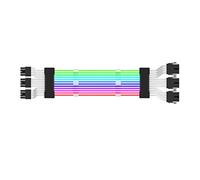 ALWIDA Cable ATX - Cable de alimentación ARGB GPU | Cable de extensión RGB direccionable | Extensión de cable RGB de luz LED | Extensión de cable alta con modos de color | Cable compatible para alto