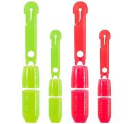 Alwonder 20 conectores elásticos de poste pequeño, accesorios de pesca para pesca de carpa, método de alimentación de poste hueco, conector de cuentas elásticas, sistema de deslizamiento para marcado