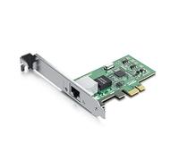 Alwong Tarjeta de interfaz de red Gigabit Ethernet de 10/100/1000 Mbps, puerto RJ45 de cobre único, con chip Intel 82574L, comparable con Intel EXPI9301CT/EXPI9301CTBLK NIC, PCIE X1, compatible con