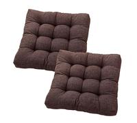 ALXOY Pack 4 Cojines para Sillas,Cojín Decorativo de Asiento 45 x 45 x 8 CM,6 Pespuntes,Efecto Tridimensional,Ideal para la Decoracion de Terrazas,Comedor y Jardines