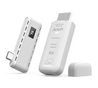 Alxum Transmisor HDMI Inalámbrico con USB-C, 50M Alcance | Plug & Play, Salida 4K HD, Extensión Inalámbrica HDMI Portátil 2.4G/5G para Monitores y Proyectores Desde Teléfono/Tablet