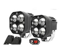 ALXYUTEK Faros de Motocicleta Luces de Niebla Compatible con focos LED Suzuki, lámpara antiniebla Led para motocicleta, camión, coche, SUV, ATV, 30000LM, 24V, 12V, 200W, faro de giro(P3 2 PCS Light)