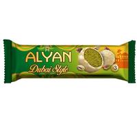 Alyan - Barrita de Chocolate Blanco con Relleno de Pistachos y Kunafa Estilo Dubai, 39gr