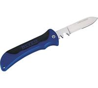 Alyco 108032 - Navaja para electricista con doble muesca pelacables ALYPLUS 210-120 mm