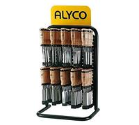 Alyco 125501 - Expositor 60 formones con mango ergonomico madera de haya