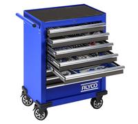 Alyco 129714 129714-Carro metálico 8 cajones 699x458x993 mm 76 kg + composición Basica de 141 piezas