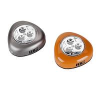 ALYCO 170965 - Juego de dos linternas de boton de 3 leds High Resistance