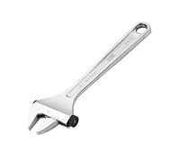 Alyco Llave ajustable 172274, moleta lateral, plateado, 400 mm