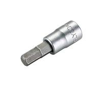 Alyco 192008 - Punta he x agonal con llave de vaso 8 x 37 mm