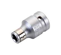 Alyco 192363 - Adaptador 1/2" para puntas de 5/16" UNE 16503 DIN 3121 Cr-V cromado mate 30 mm