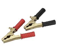 Alyco - Juego 2 Pinzas para Batería de Bronce Macizo, 800 A, 160 x 100 mm - 199370