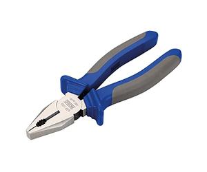 Alyco - Alicates de Corte Universales de 180 mm en Acero Cr-V Anticorrosión, Pelacables con Triple Función, Herramienta Profesional Multiusos con Mango Bimaterial