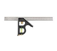 Alyco - Escuadra Multifunción, Medición, Nivelado, Marcado y Comprobación de Ángulos, 10 en 1, 300 mm - 197415