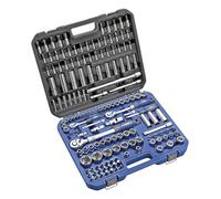 Alyco - Juego de Llaves de Vaso y Accesorios, 155 Piezas, 1/2" - 1/4" - 3/8" - 192386