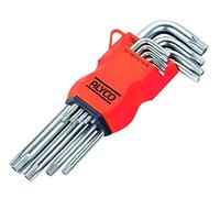 Alyco Orange (HR) - Juego 9 Llaves Torx Inviolables Largas - 170615