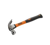 Alyco Orange (HR) - Martillo carpintería, con doble uña curva, mango ergonómico, 450 gramos | para Carpintero, Ebanista, Encofrador y Construcción - 170140