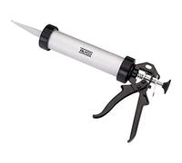 Alyco - Pistola de Silicona Profesional de 300 ml para Masilla Densa, Aplicador para Mortero con Tubo de Aluminio Cerrado y Antigoteo, Gatillo de Fricción para Cartuchos