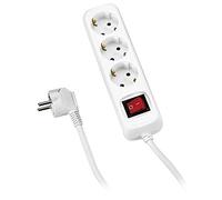 Alyco - Regleta de 3 Enchufes con Interruptor, Cable de 1.4 m - 199463