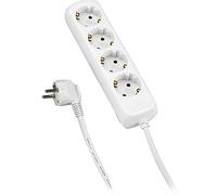 Alyco - Regleta de 4 Enchufes, Cable de 1.4 m - 199454