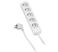 Alyco - Regleta de 5 Enchufes, con Cable de 1,4 m de Longitud - 199455