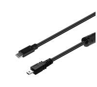 AlyKets Cable USB Tipo C a Mini 8-Pin, Cable de Carga de Transferencia de Imágenes USB con Conector USB-C UC-E6 para Cámaras Nikon Coolpix/DSLR Seleccionadas para PC, iPhone 15, Smartphone, MacBook