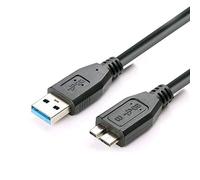 AlyKets Micro USB 3.0 Cable, USB 3.0 Tipo A Macho a Micro B Cable Compatible con WD My Passport y Elementos Portátil Disco Duro Externo, para Toshiba, Seagate, Samsung, La Cámara de Disco Duro y Más
