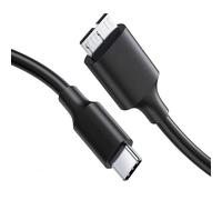 AlyKets Micro USB 3.0 Cable, USB 3.0 Tipo C Macho a Micro B Cable Compatible con WD My Passport y Elements Disco Duro Externo Portátil, para Toshiba, Seagate, Samsung, Disco Duro de La Cámara y Más