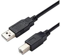 AlyKets USB 2.0 Cable de Impresora, 6FT USB-A a USB-B Cable de Alta Velocidad Compatible con La Impresora/Escáner Epson, HP, Canon, Brother, para Lexmark, Dell, Xerox, Samsung Piano, Midi, DAC y más