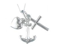 Alylosilver Collar Tres Virtudes Teologales en Plata de Ley 925